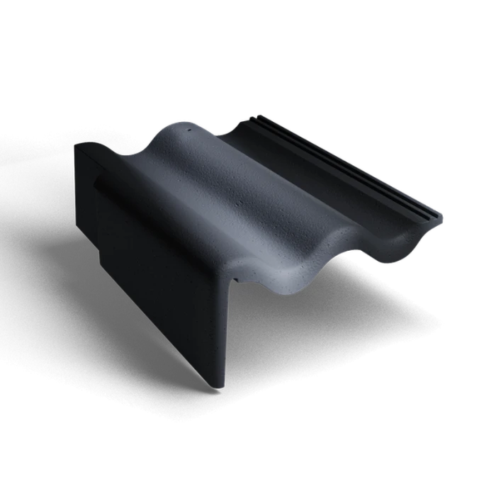 Боковая левая черепица Antik Графит Kriastak